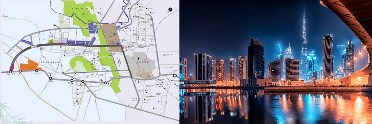 Location of Indiabulls Nest Sector 104 Gurgaon banner Image